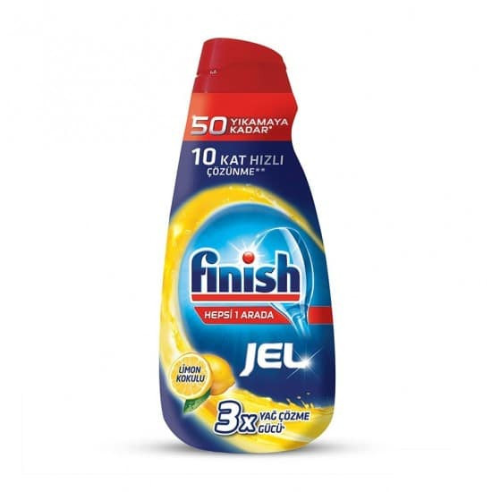 ژل ظرفشویی فینیش FINISH اسانس لیمو حجم 1000 میل
