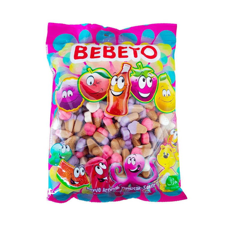 پاستیل بستنی قیفی ببتو Bebeto حجم بسته یک کیلوگرم(تاریخ انقضا:۲۰۲۶/۱۲)
