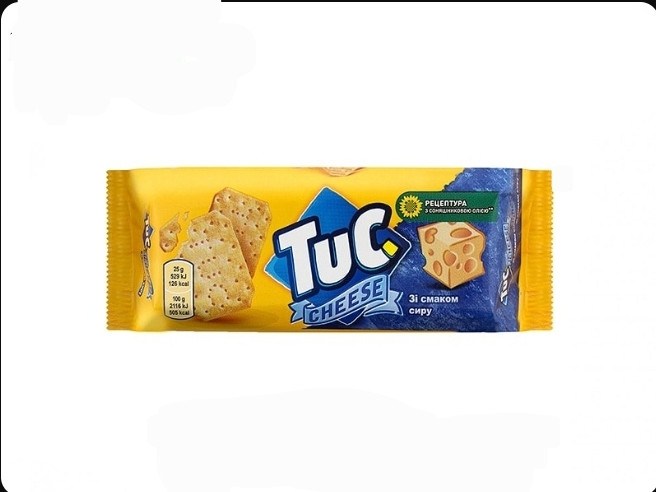 بیسکوئیت کراکر نمکی با طعم پنیر 100 گرم توک TUC cheese
