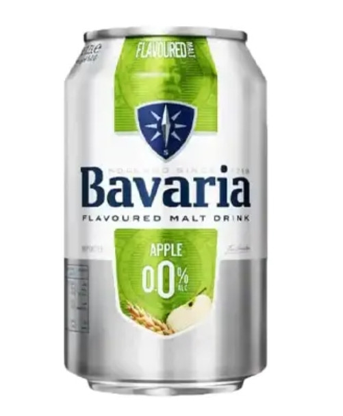 نوشیدنی مالت بدون الکل باواریا با طعم سیب 330 میلی لیتر Bavaria