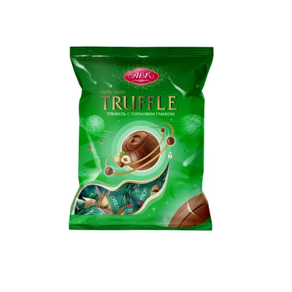 شکلات ترافل Truffle ای بی کا ABK طرح توپی با مغز فندق 165 گرم