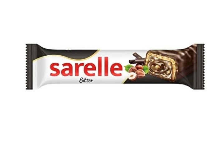 ویفر Sarelle با مغز فندق و روکش شکلات تلخ 33 گرم
