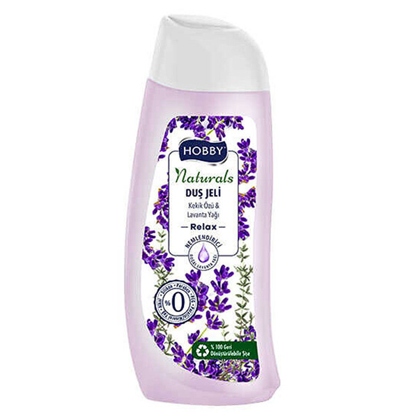 شامپو بدن هوبی سری Naturals مدل Relax حاوی عصاره آویشن و روغن اسطوخودوس 500 میل