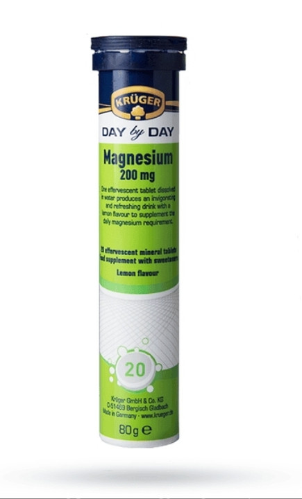 قرص جوشان کروگر Krugerمنیزیم Magnesium وزن 80 گرم۲۰عددی