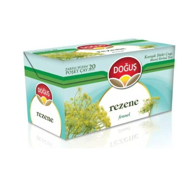 چای گیاهی رازیانه دوغوش dogus مدل Rezene بسته 20 عددی