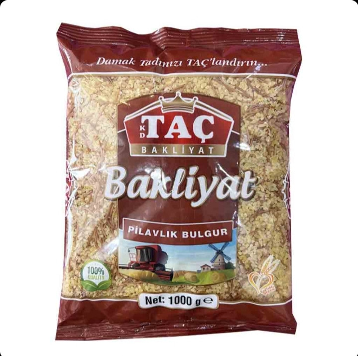بلغور Tac درشت پلویی با رشته وزن 1000 گرم