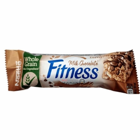 غلات بار رژیمی فیتنس Nestle تخته ای با طعم شکلات شیری وزن 22.5 گرم