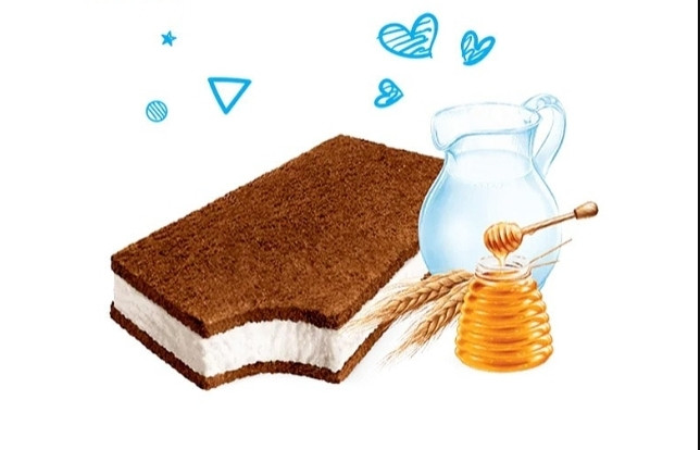 کیک با مغز کرم شیر و عسل 28 گرم کیندر سوت دیلیمی Kinder Sut dilimi