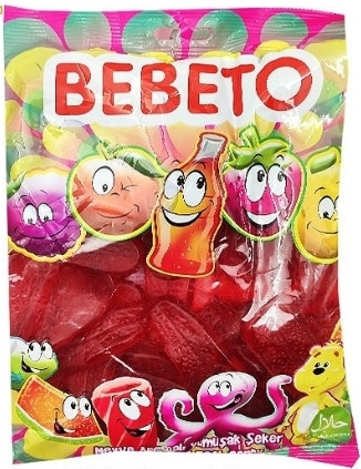 پاستیل میوه ای طرح زبان وزن یک کیلویی ببتو BEBETO