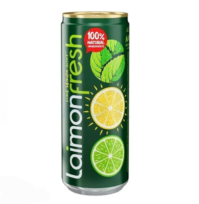 نوشیدنی گازدار Laimon Fresh لایمون فرش موهیتو 330 میل