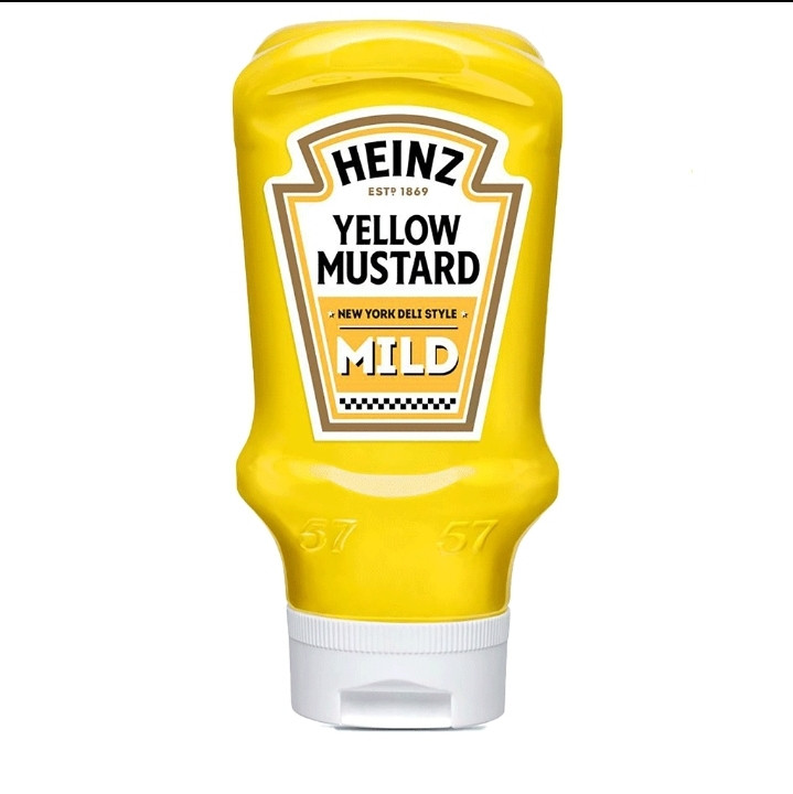 سس اسپانیایی خردل هاینز Heinz Yellow Mustard Mild وزن 240 گرم