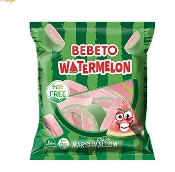 مارشمالو هندوانه ای 70 گرم ببتو bebeto