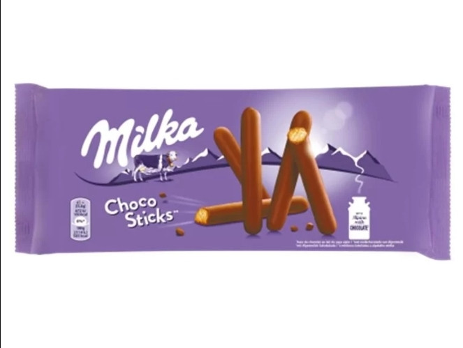 بیسکویت مدادی شوکو استیکس میلکا Milka وزن 112 گرم
