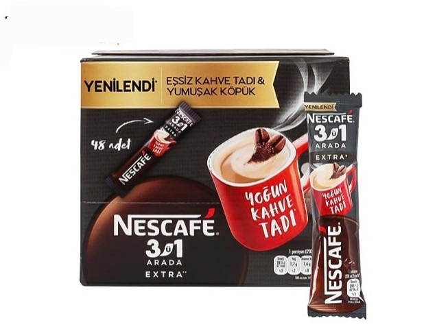 کافی میکس اکسترا 3 در 1 بسته 48 عددی نسکافه Nescafe extra