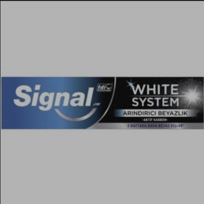 خمیر دندان سیگنال زغالی مدل white sistem سفید کننده دندان حجم 75 میل