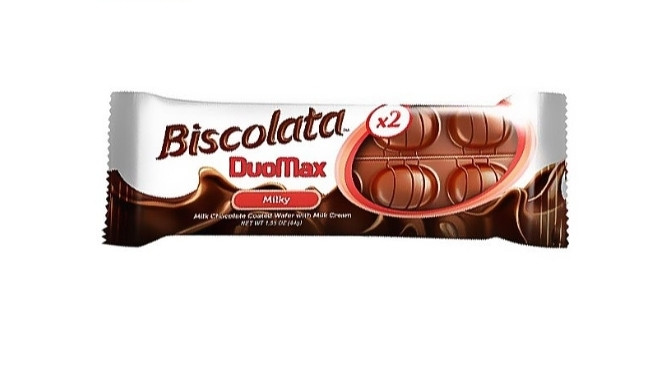 ویفر شکلات شیری دوماکس 44 گرم بیسکولاتا BISCOLATA duomax milky