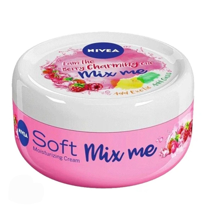 کرم مرطوب کننده سافت نیوآ مدل Mix It حاوی عصاره توت 100 میل