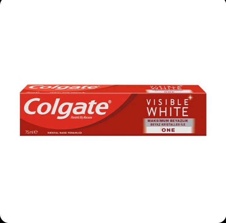 خمیر دندان کلگیت Colgate مدل Visible White سفید کننده قوی حجم ۷۵ میل