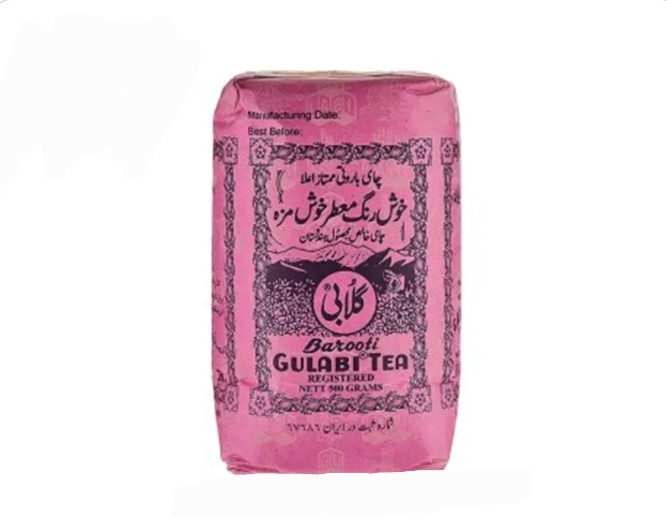 چای باروتی ممتاز کلکته 500 گرمی گلابی