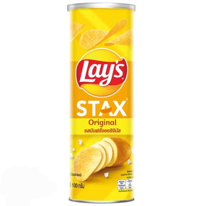 چیپس لیز طعم اورجینال _ 155 گرم LAYS STAX